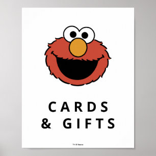 Sesame Street Elmo - Eerste verjaardagsposter Poster