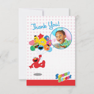 Sesame Street   Elmo en vriendjes - Verjaardagsbal Kaart