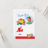 Sesame Street | Elmo en vriendjes - Verjaardagsbal Kaart (Voorkant / Achterkant in situ)