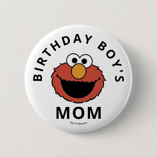 Sesame Street | Elmo - First Birthday Button (Voorkant)