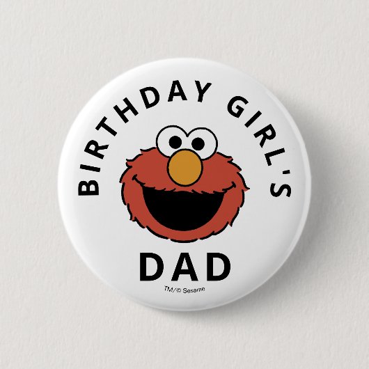 Sesame Street | Elmo - First Birthday Button (Voorkant)