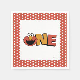 Sesame Street | Elmo - First Birthday Napkins Servet