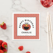 Sesame Street | Elmo - First Birthday Napkins Servet (Insitu)