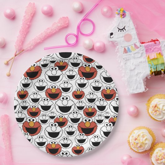 Sesame Street | Elmo - First Birthday Paper Plates Papieren Bordje (Feest)