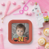 Sesame Street | Elmo - First Birthday Paper Plates Papieren Bordje (Feest)