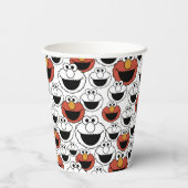 Sesame Street | Elmo - First Birthday Papieren Bekers (Achterkant)