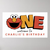 Sesame Street | Elmo - First Birthday Poster (Voorkant)