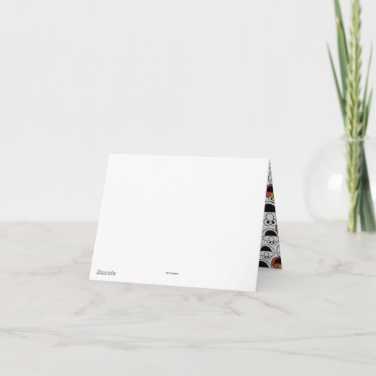 Sesame Street | Elmo - First Birthday Thank You Ca Bedankkaart (Achterkant)