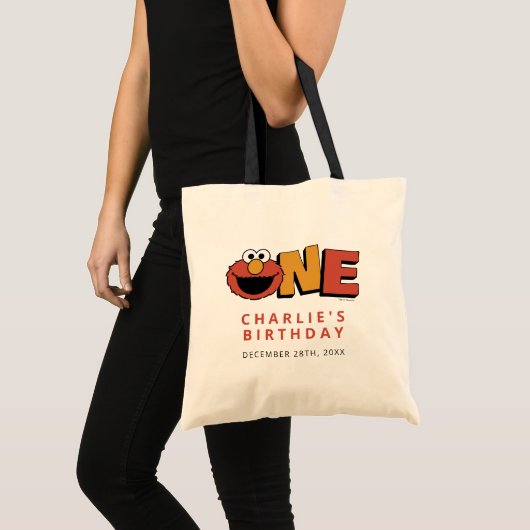 Sesame Street | Elmo - First Birthday Tote Bag (Voorkant (product))