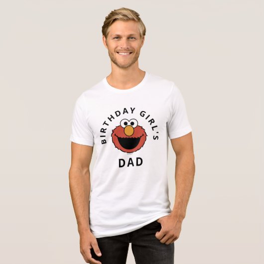 Sesame Street | Elmo - First Birthday Tri-Blend Sh Tri-Blend Shirt (Voorkant volledig)