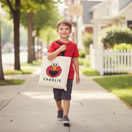 Sesame Street | Elmo Gezicht Tote Bag