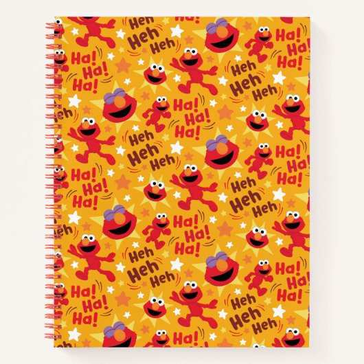 Sesame Street | Elmo Ha! Ha! Ha! Patroon Notitieboek (Voorkant)