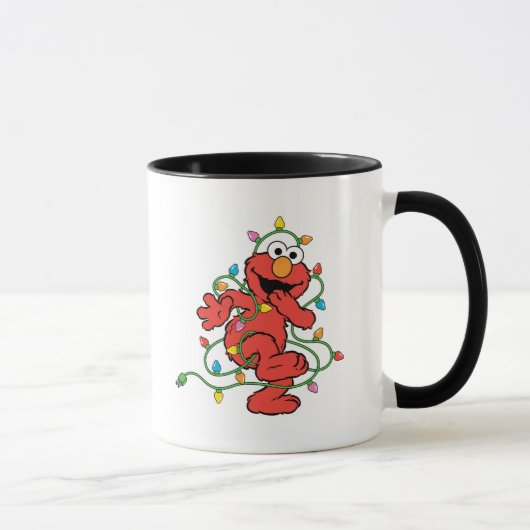 Sesame Street | Elmo Kerstlampjes Mok (Rechts)