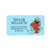 Sesame Street | Elmo Kerstlichtjes Etiket (Voorkant)