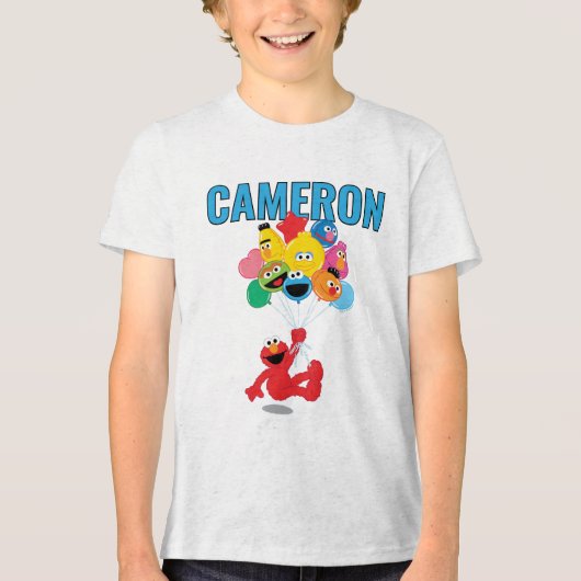 Sesame Street | Elmo & Pals Birthday Tri-Blend Shirt (Voorkant)