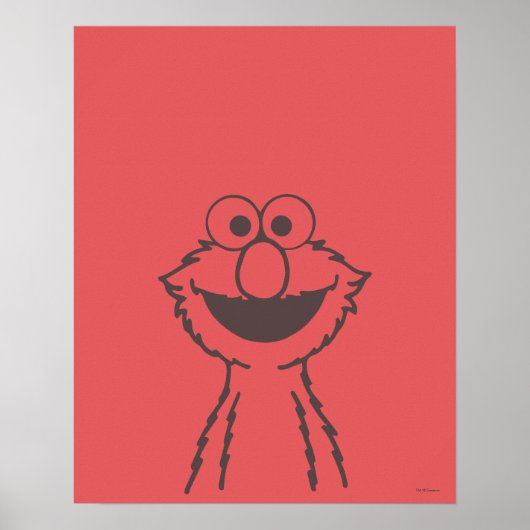 Sesame Street | Elmo Poster (Voorkant)