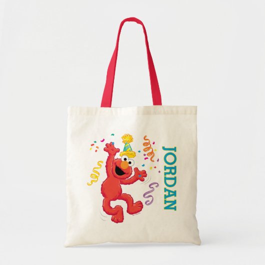 Sesame Street | Elmo Rainbow Birthday Tote Bag (Voorkant)