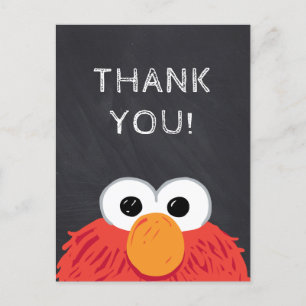 Sesame Street Elmo Schoolbord Verjaardag Briefkaart