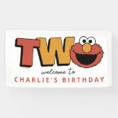 Sesame Street | Elmo - Second Birthday Banner (Horizontaal)