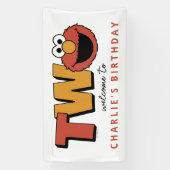 Sesame Street | Elmo - Second Birthday Banner (Verticaal)