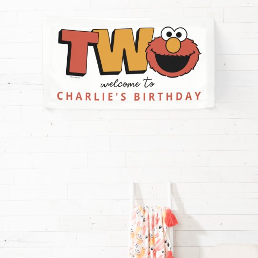 Sesame Street | Elmo - Second Birthday Banner (Insitu)