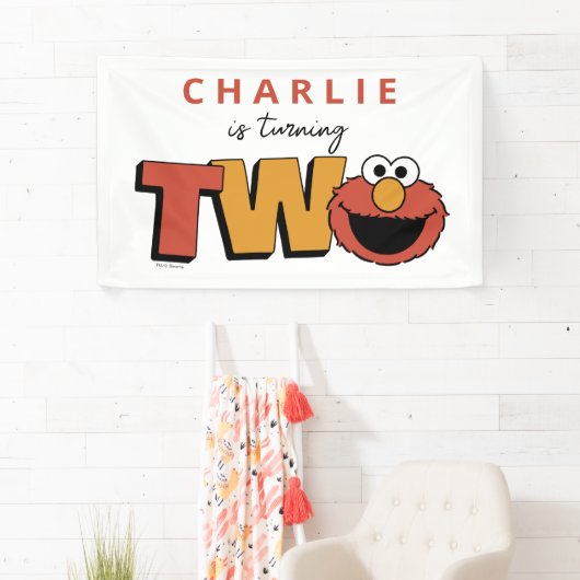 Sesame Street | Elmo - Second Birthday Banner (Insitu)