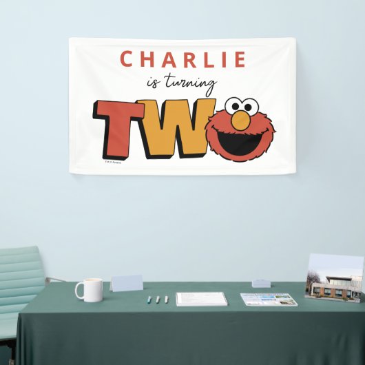 Sesame Street | Elmo - Second Birthday Banner (Beurs)
