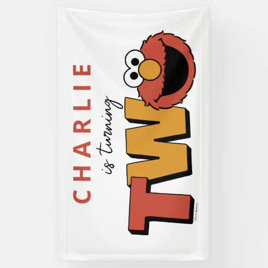 Sesame Street | Elmo - Second Birthday Banner (Verticaal)