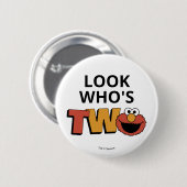 Sesame Street | Elmo - Second Birthday Button (Voorkant /achterkant)
