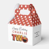 Sesame Street | Elmo - Second Birthday Favor Boxes Bedankdoosjes (Achterkant)