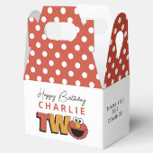 Sesame Street | Elmo - Second Birthday Favor Boxes Bedankdoosjes (Geopend)