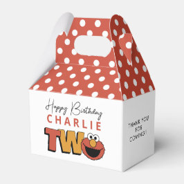 Sesame Street | Elmo - Second Birthday Favor Boxes Bedankdoosjes