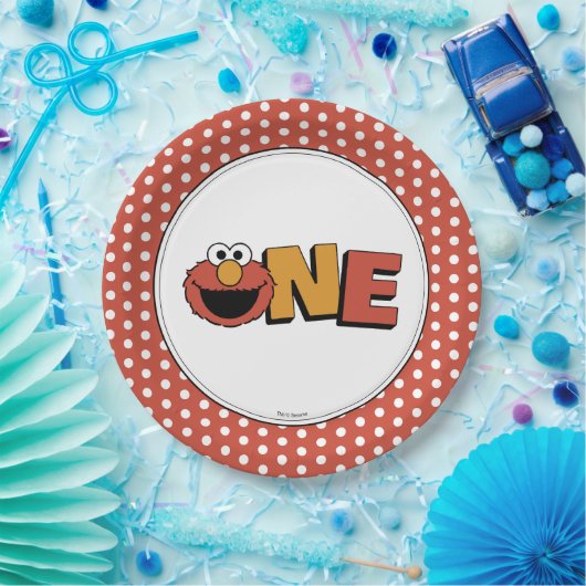 Sesame Street | Elmo - Second Birthday Paper Plate Papieren Bordje (Feest)