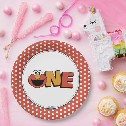 Sesame Street | Elmo - Second Birthday Paper Plate Papieren Bordje (Feest)