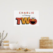 Sesame Street | Elmo - Second Birthday Poster (Keuken)