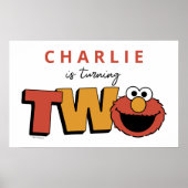 Sesame Street | Elmo - Second Birthday Poster (Voorkant)