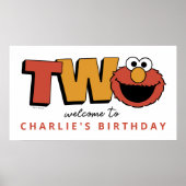Sesame Street | Elmo - Second Birthday Poster (Voorkant)