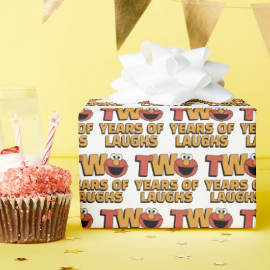 Sesame Street | Elmo - Second Birthday Wrapping Pa Cadeaupapier (Verjaardagsfeest)