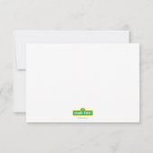 Sesame Street | Elmo - Stippen & Sterren Bedankt Notitiekaartje (Achterkant)