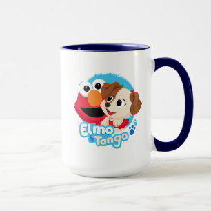 Sesame Street   Elmo & Tango-badge Mok