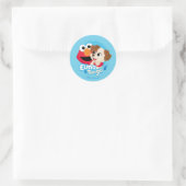 Sesame Street | Elmo & Tango-badge Ronde Sticker (Tas)