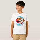 Sesame Street | Elmo & Tango Badge T-shirt (Voorkant volledig)