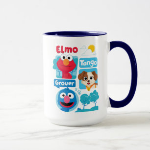 Sesame Street   Elmo, Tango, & Grover Park Grafisc Mok