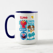 Sesame Street | Elmo, Tango, & Grover Park Grafisc Mok (Links)