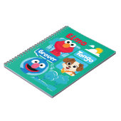 Sesame Street | Elmo, Tango, & Grover Park Grafisc Notitieboek (Linkerzijde)