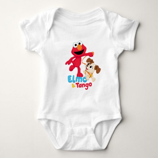 Sesame Street | Elmo & Tango hardlopen Romper (Voorkant)