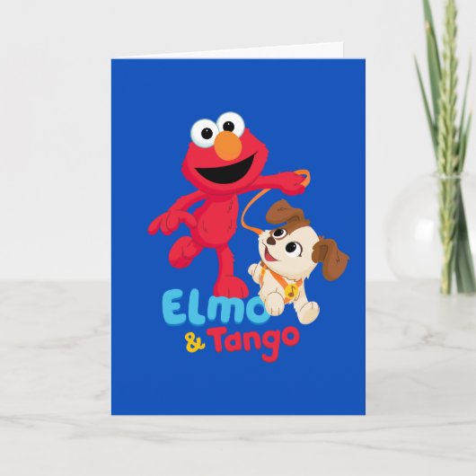 Sesame Street | Elmo & Tango Running Kaart (Voorkant)