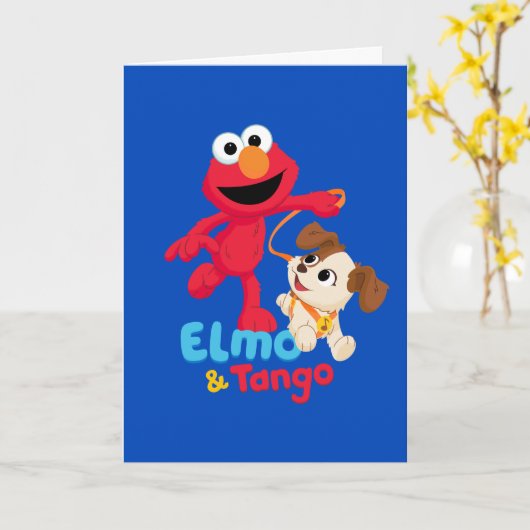 Sesame Street | Elmo & Tango Running Kaart (Gele Bloem)