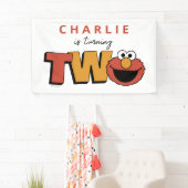 Sesame Street | Elmo - Tweede verjaardagsbanner Spandoek (Insitu)