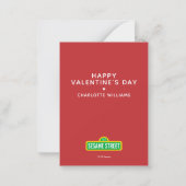 Sesame Street | Elmo Valentine Notitiekaartje (Achterkant)
